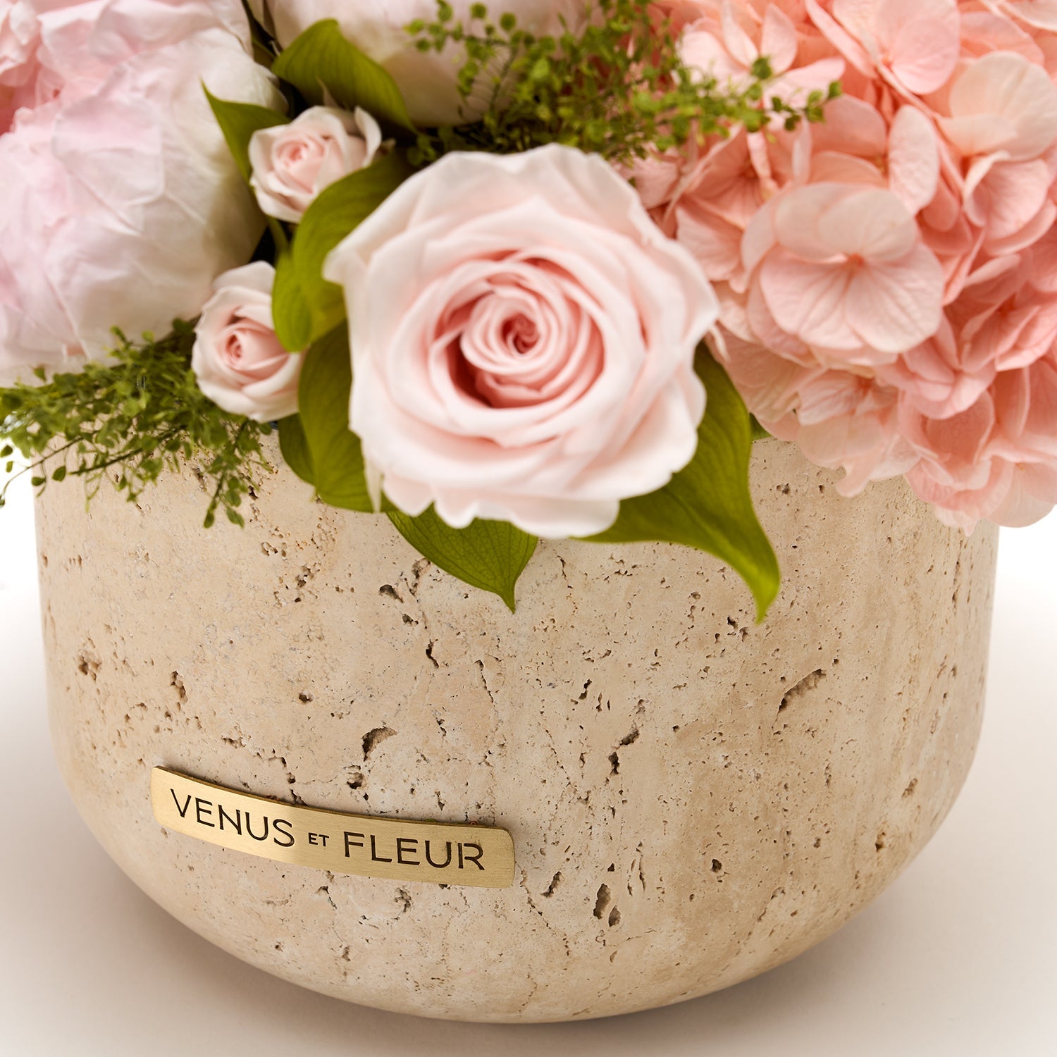 Terre Travertine Vase
