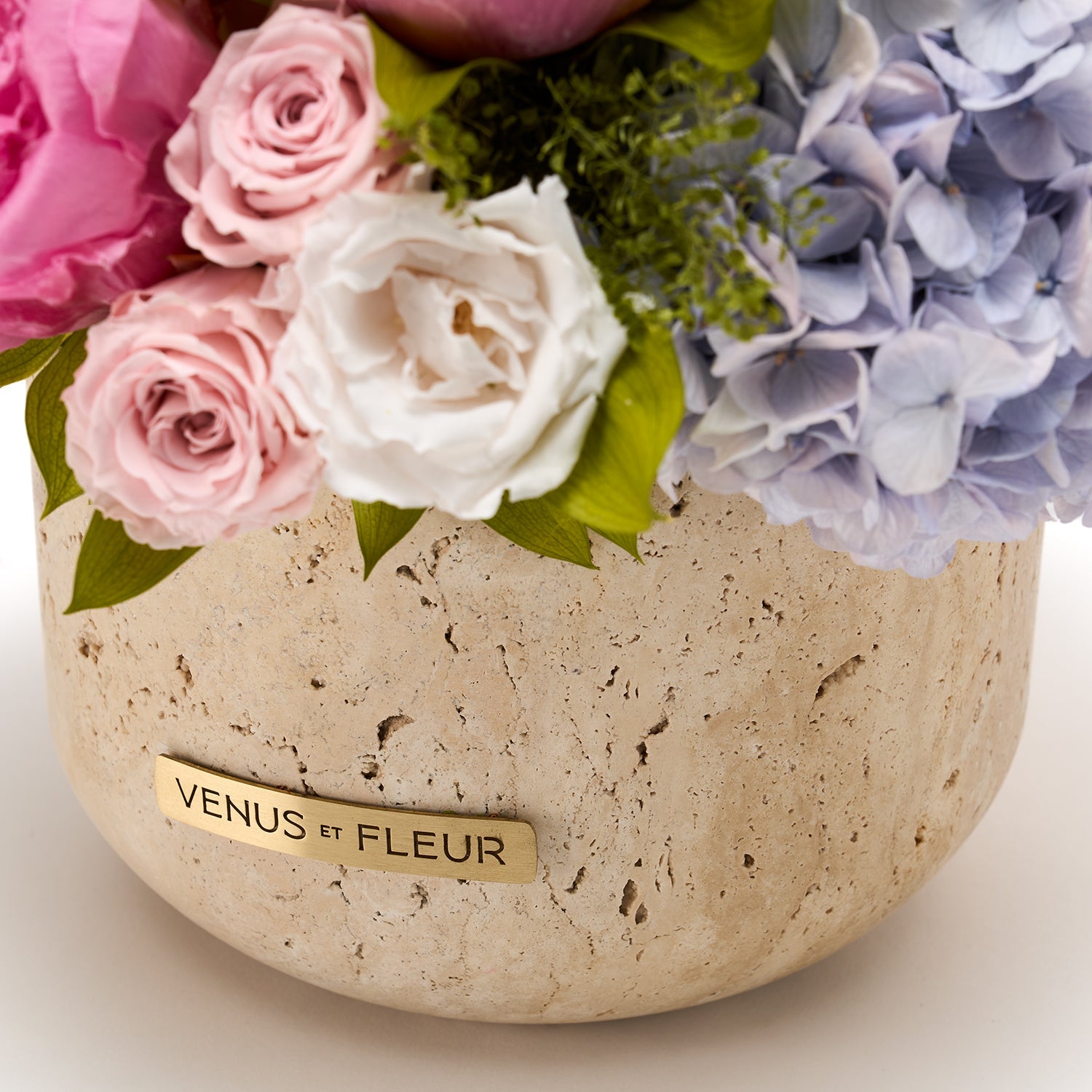 Terre Travertine Vase