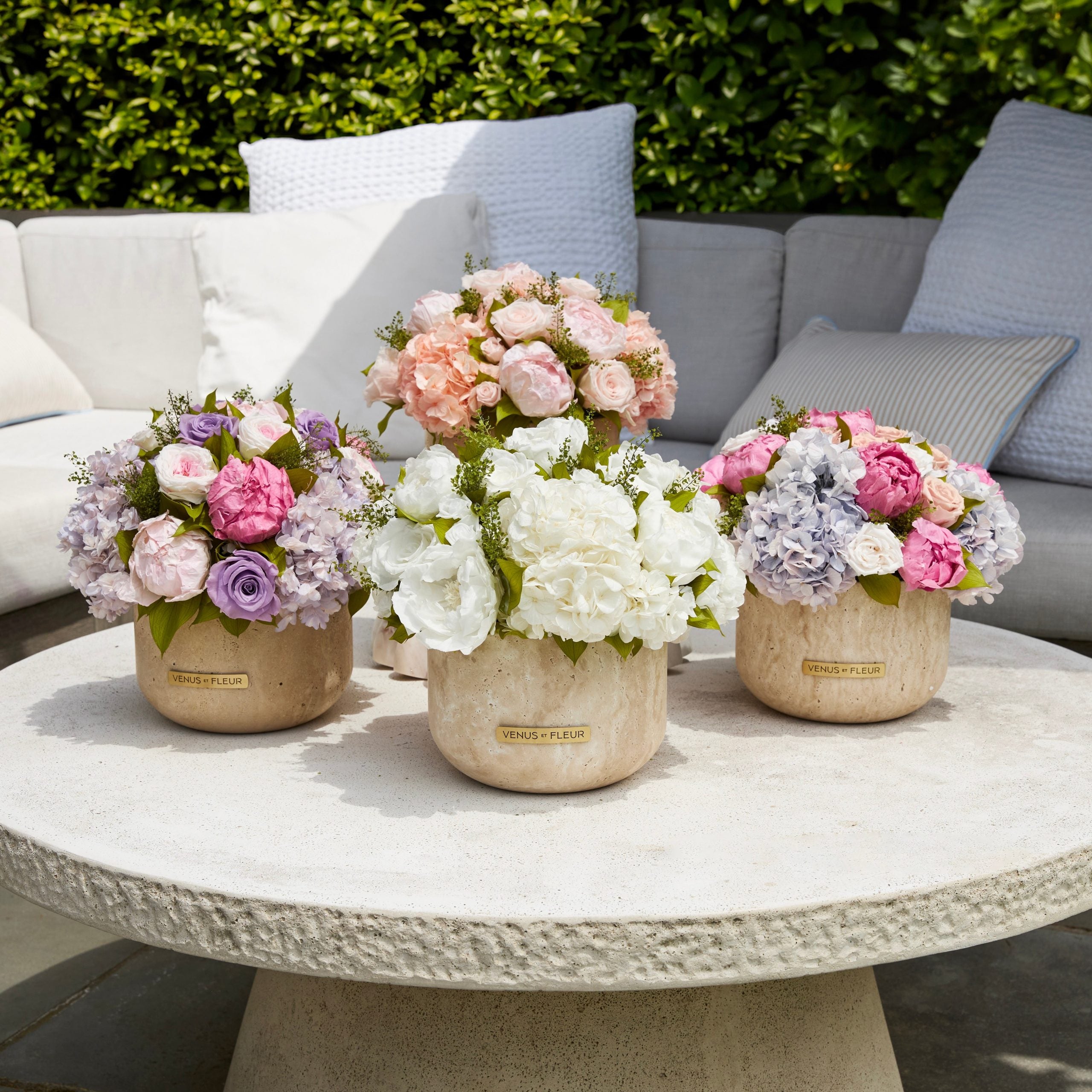 Terre Travertine Vase
