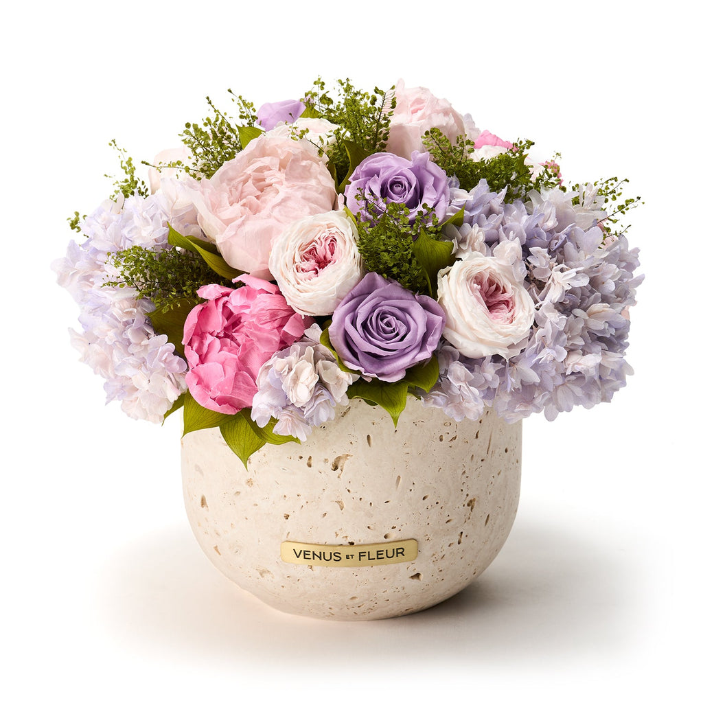 Terre Travertine Vase