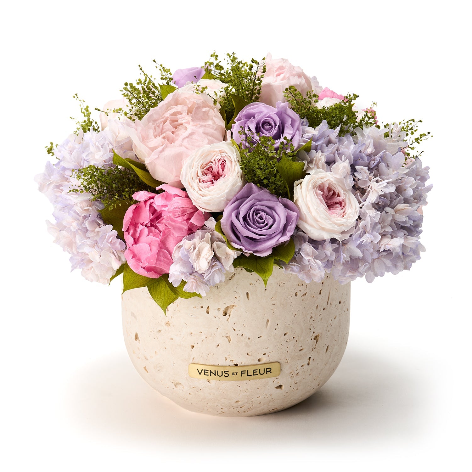 Terre Travertine Vase