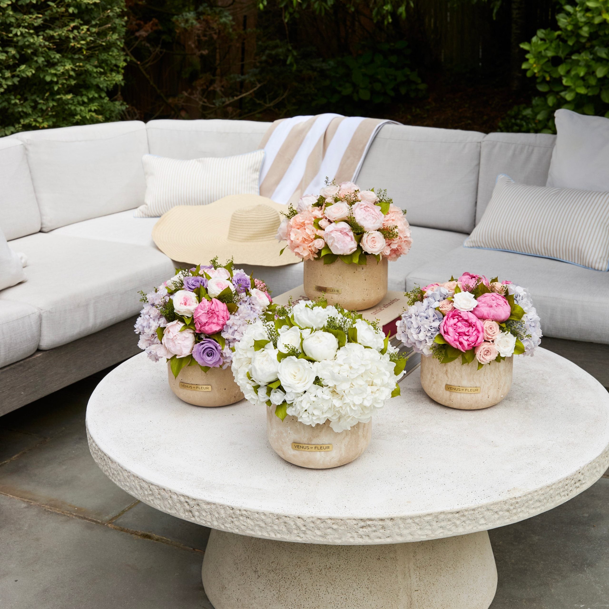Terre Travertine Vase