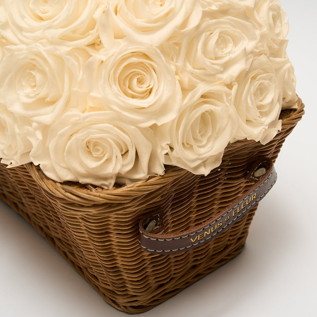 Serene Heirloom Wicker Vase