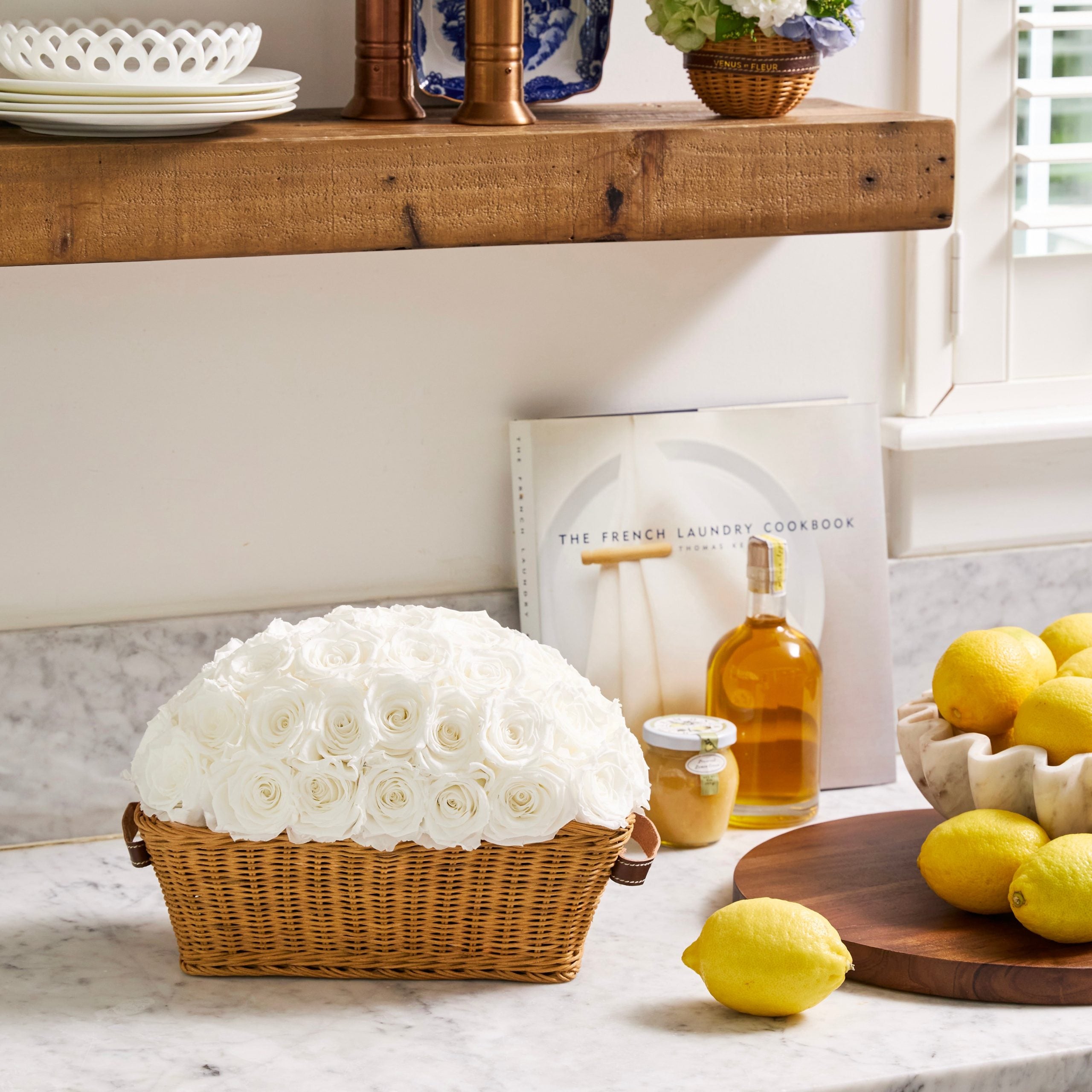 Serene Heirloom Wicker Vase