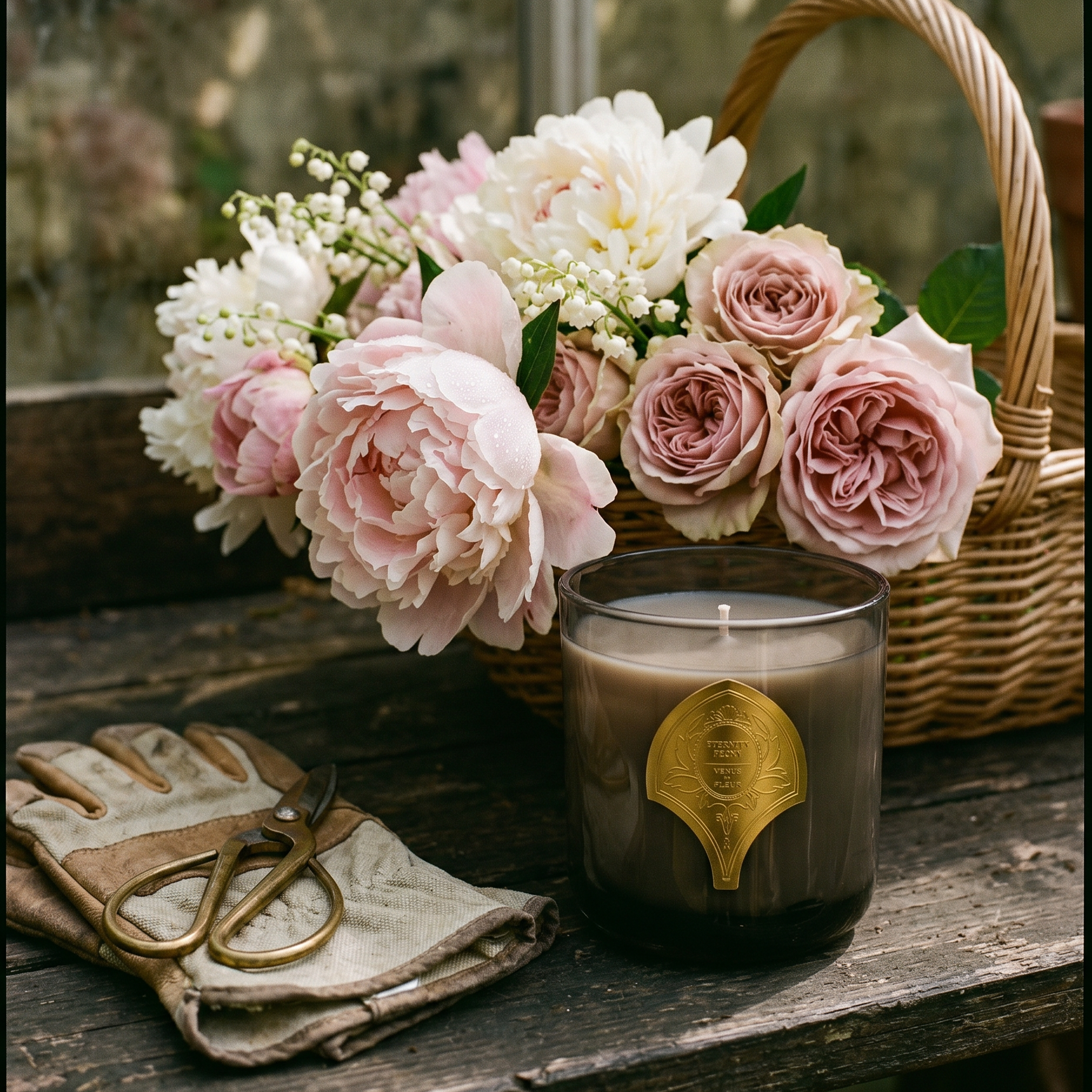 Eternity Peony Candle