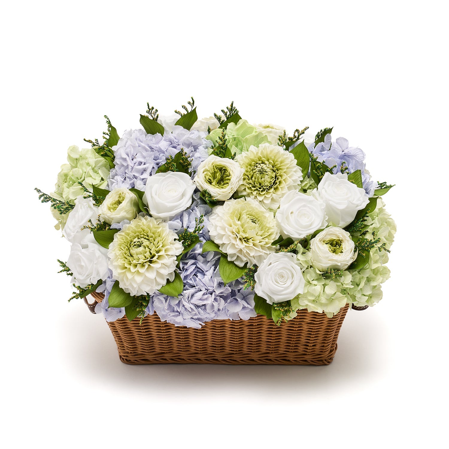 Serene Heirloom Wicker Vase