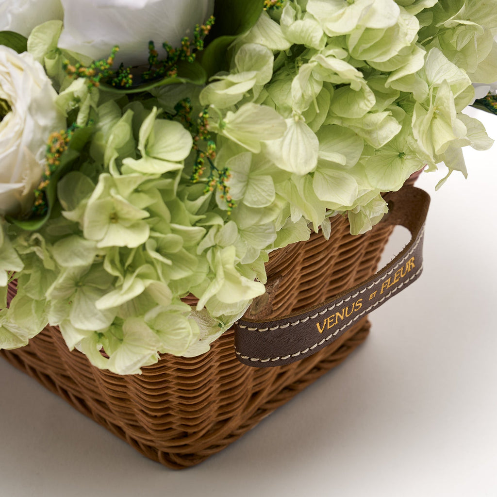 Serene Heirloom Wicker Vase