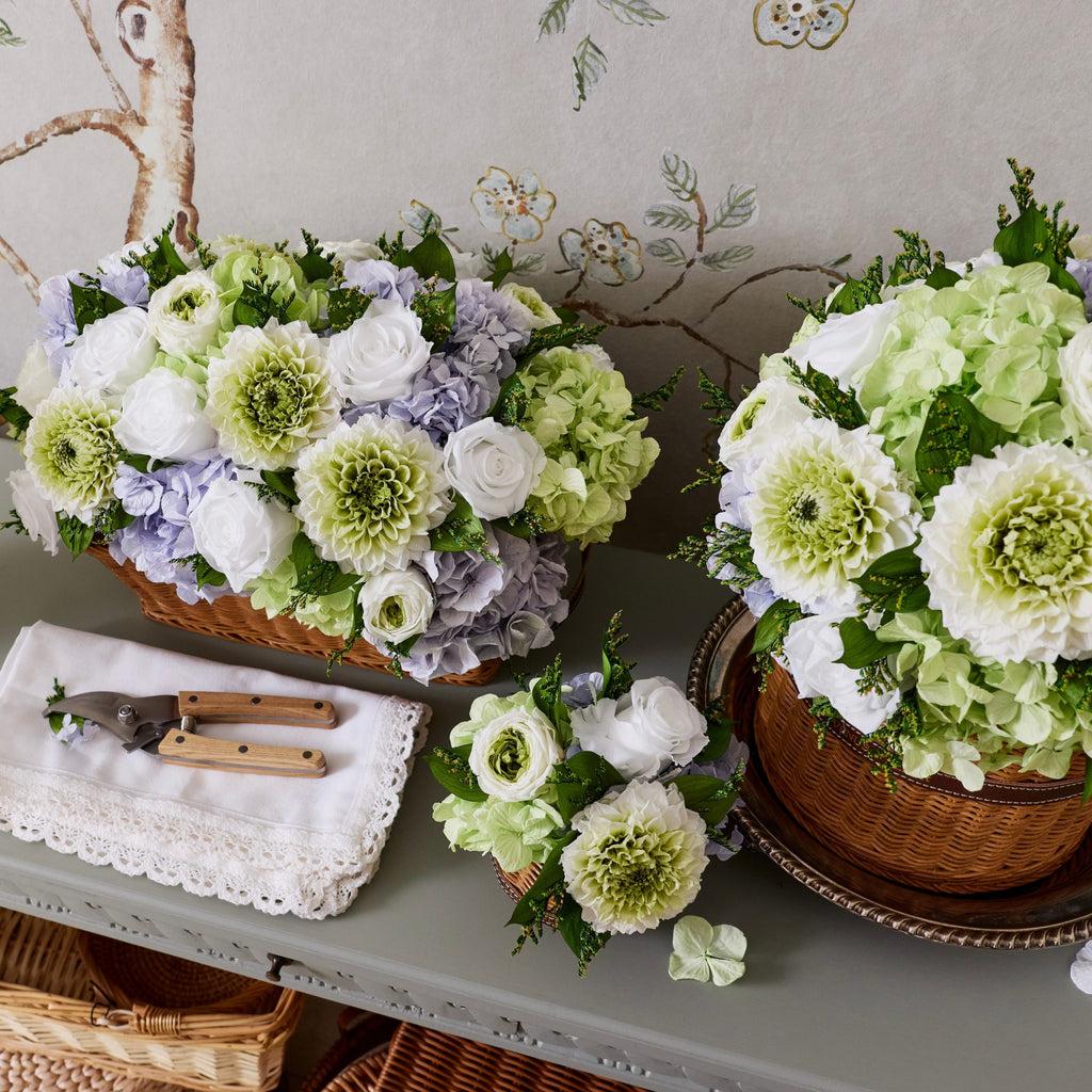 Serene Heirloom Wicker Vase