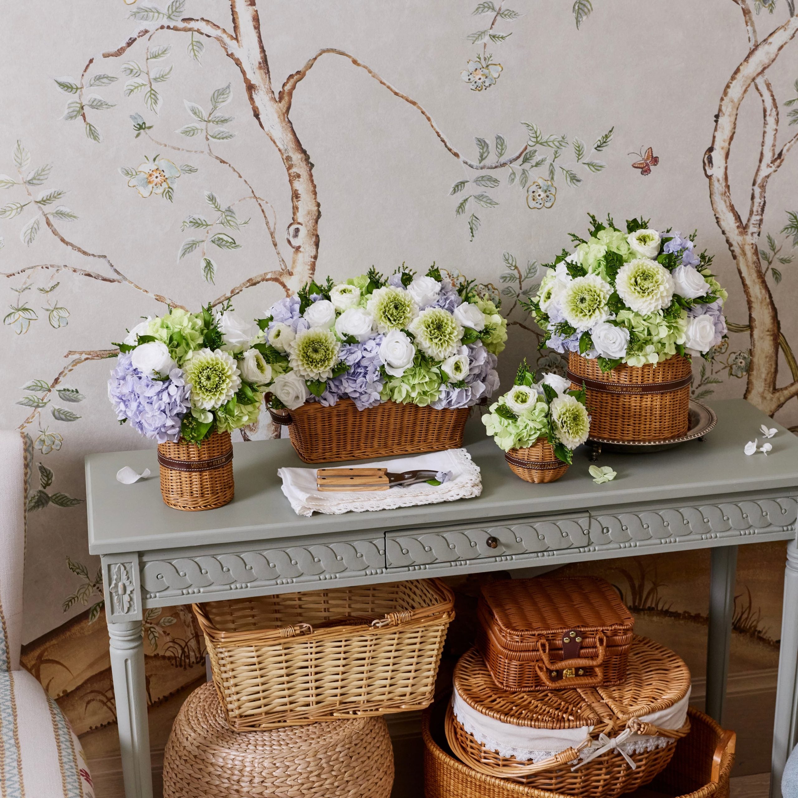Thalia Heirloom Wicker Vase