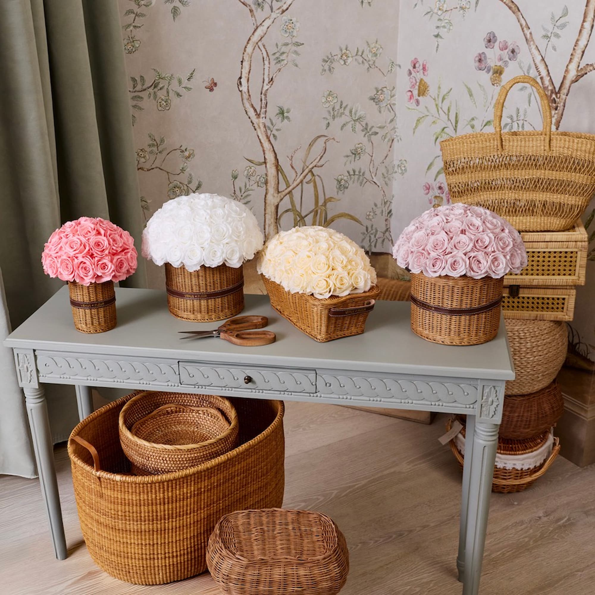 Fleura Heirloom Wicker Vase