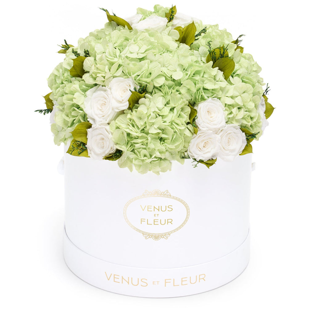 Large Round Roses & Hydrangeas