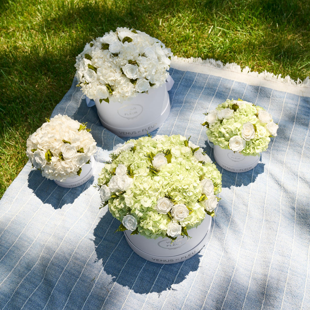 Large Round Roses & Hydrangeas