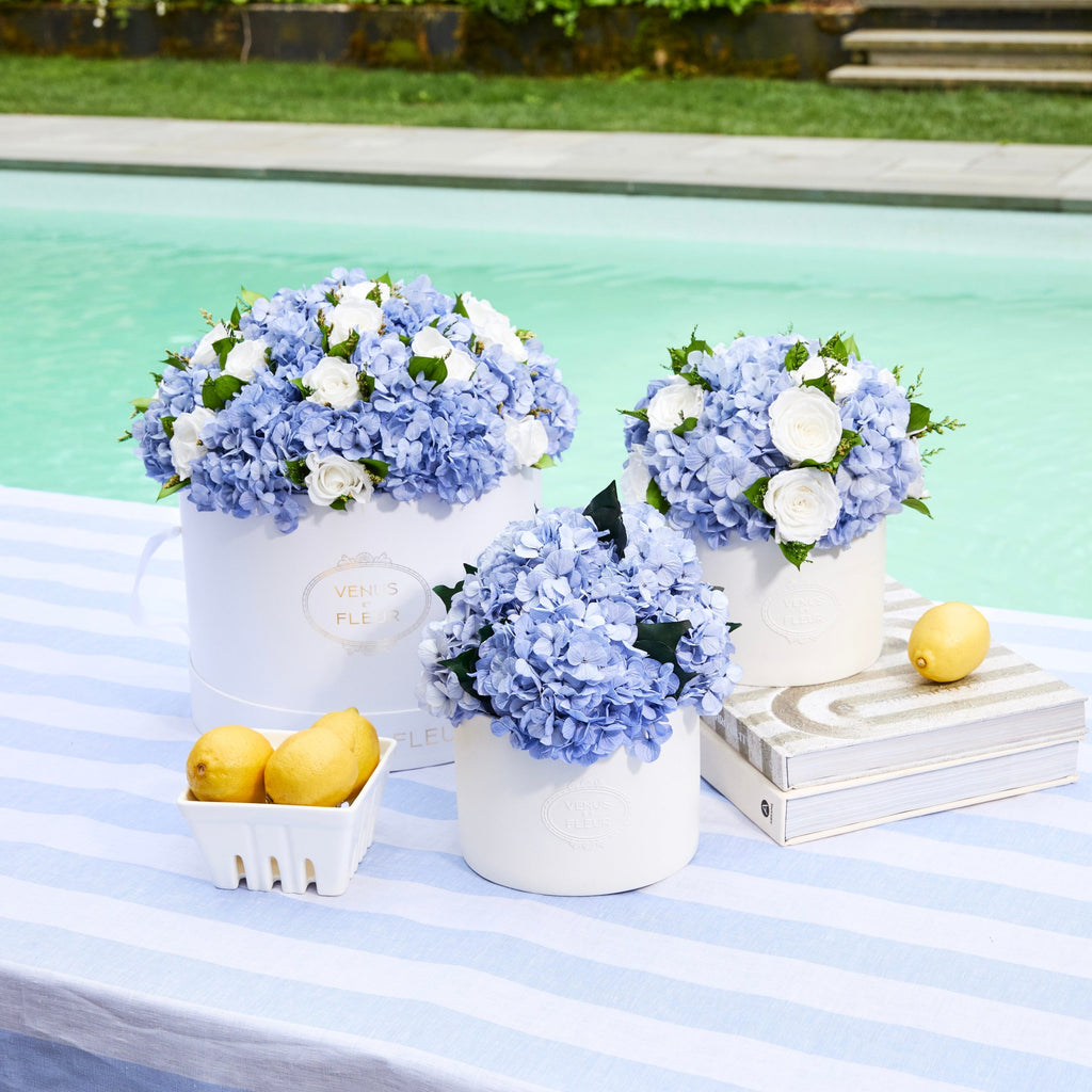 Large Round Roses & Hydrangeas