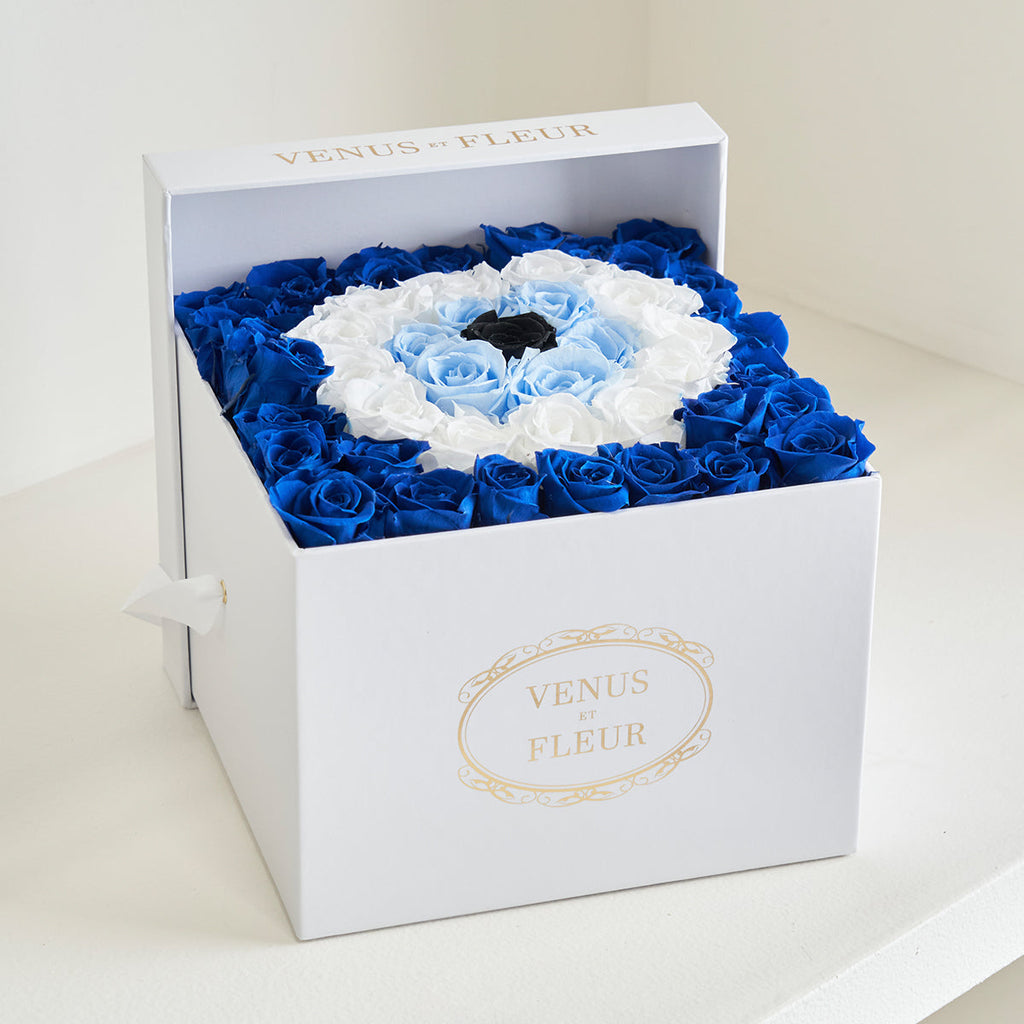 Evil Eye Symbol in Small Square Box