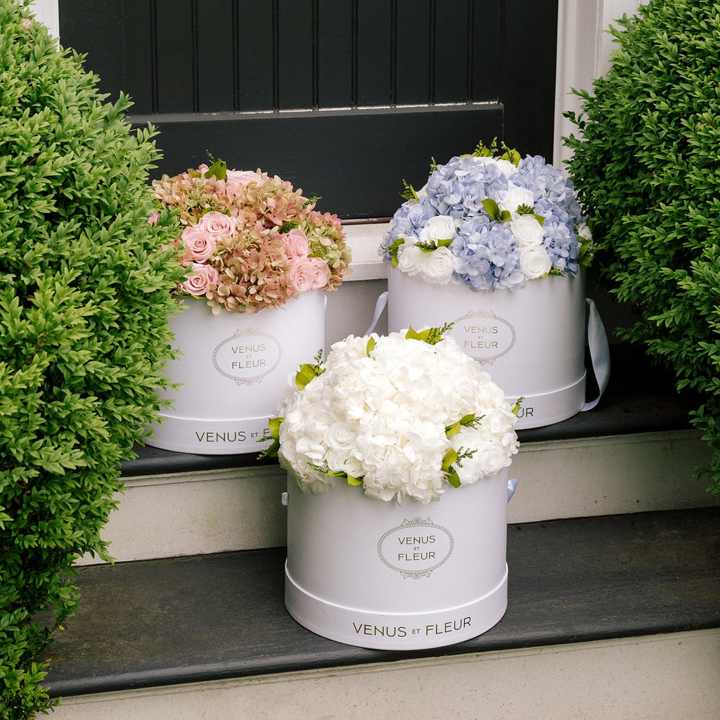 Large Round Roses & Hydrangeas