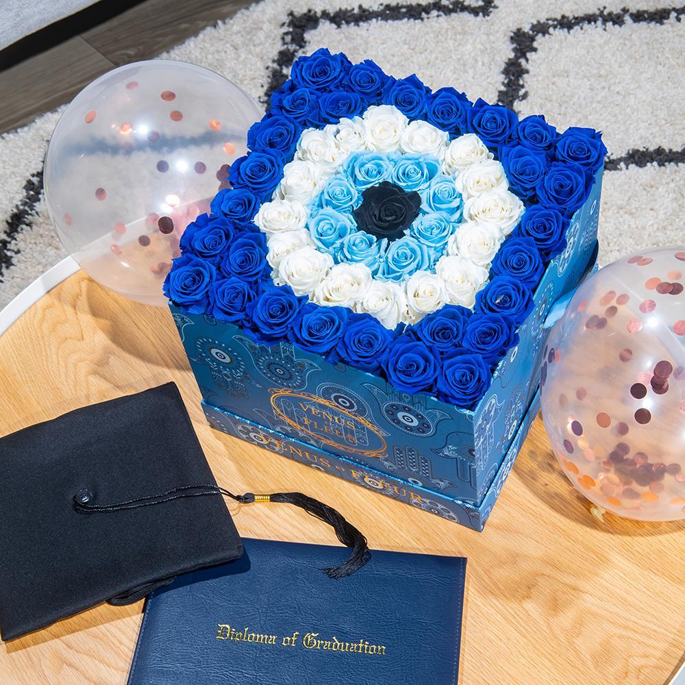 Evil Eye Symbol in Large Square Box