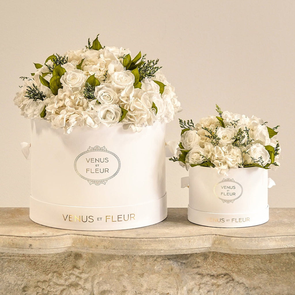 Small Round Roses & Hydrangeas