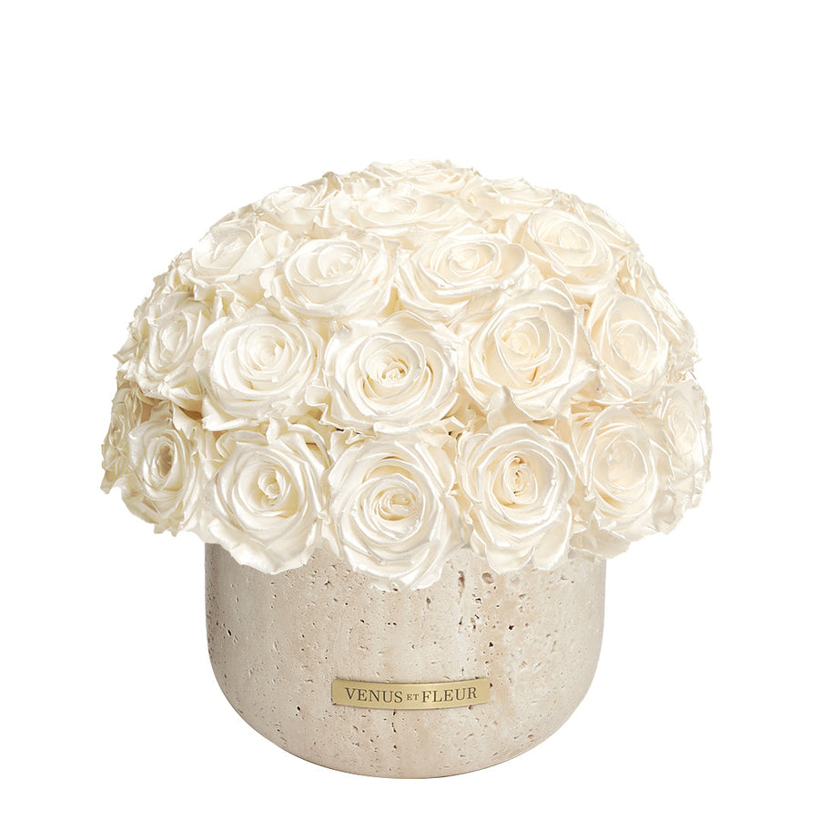 Terre Travertine Vase Arrangement