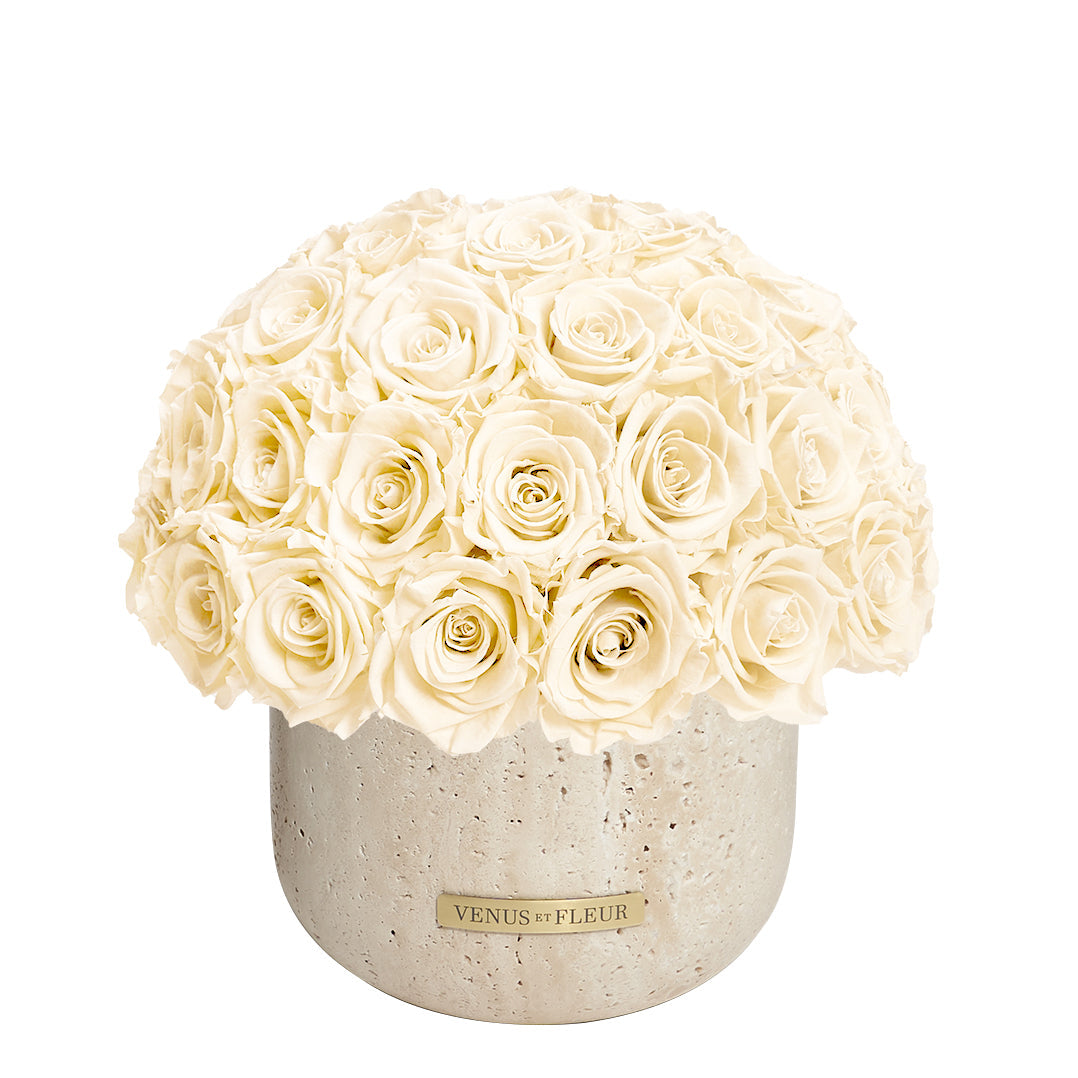Terre Travertine Vase Arrangement