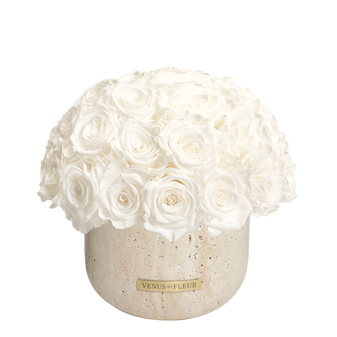 Terre Travertine Vase Arrangement