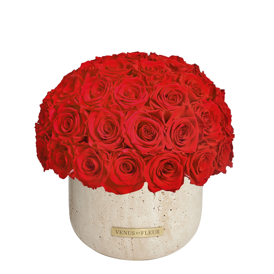 Terre Travertine Vase Arrangement