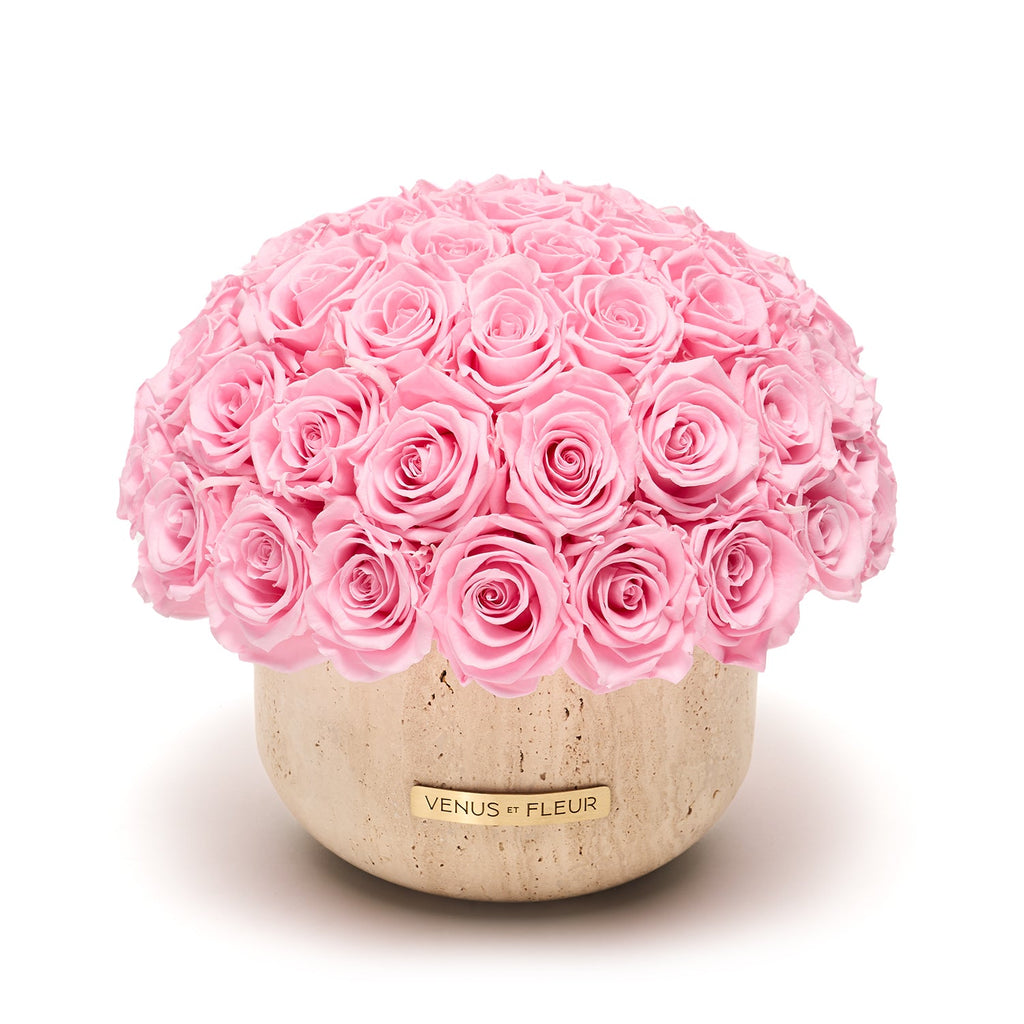 Terre Travertine Vase